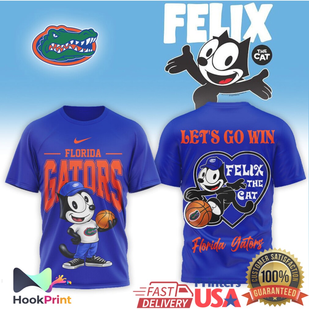 Felix the Cat x Florida Gators Basketball Collegiate T Shirt Felix the Cat x Florida Gators Basketball Collegiate T Shirt