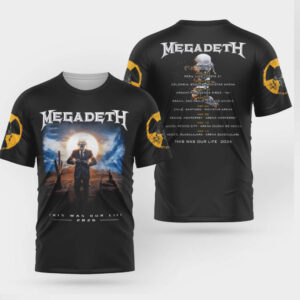 Megadeth This Was Our Life Latin America Tour Concert Shirt