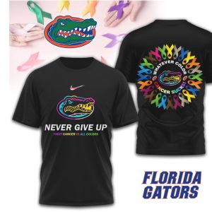 Florida Gators Cancer Awareness Fight Cancer In All Colors Blue Orange T Shirt