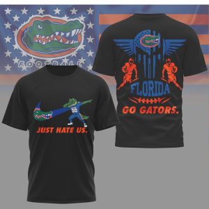 Florida Gators “Just Hate Us” Albert Gameday Dabbing Mascot T Shirt Florida Gators “Just Hate Us” Albert Gameday Dabbing Mascot T Shirt