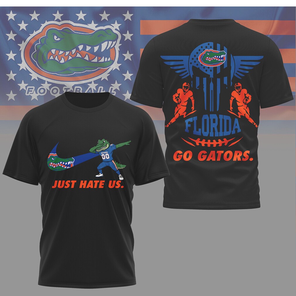 Florida Gators “Just Hate Us” Albert Gameday Dabbing Mascot T Shirt Florida Gators “Just Hate Us” Albert Gameday Dabbing Mascot T Shirt