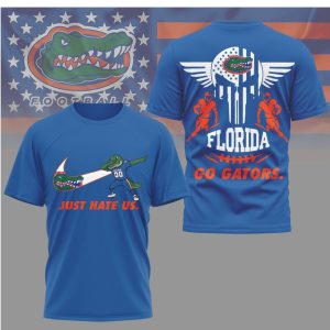Florida Gators “Just Hate Us” Albert Gameday Dabbing Mascot T Shirt