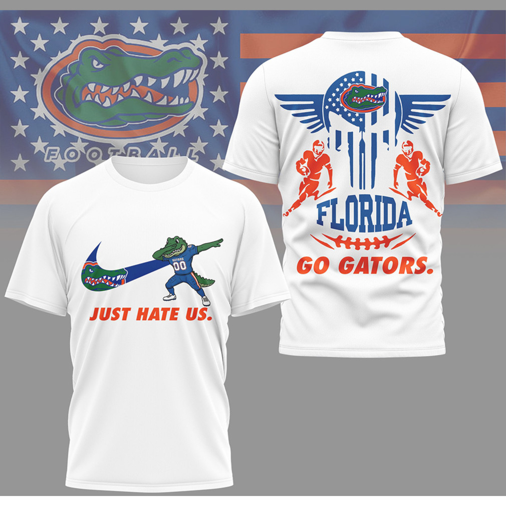 Florida Gators “Just Hate Us” Albert Gameday Dabbing Mascot T Shirt Florida Gators “Just Hate Us” Albert Gameday Dabbing Mascot T Shirt
