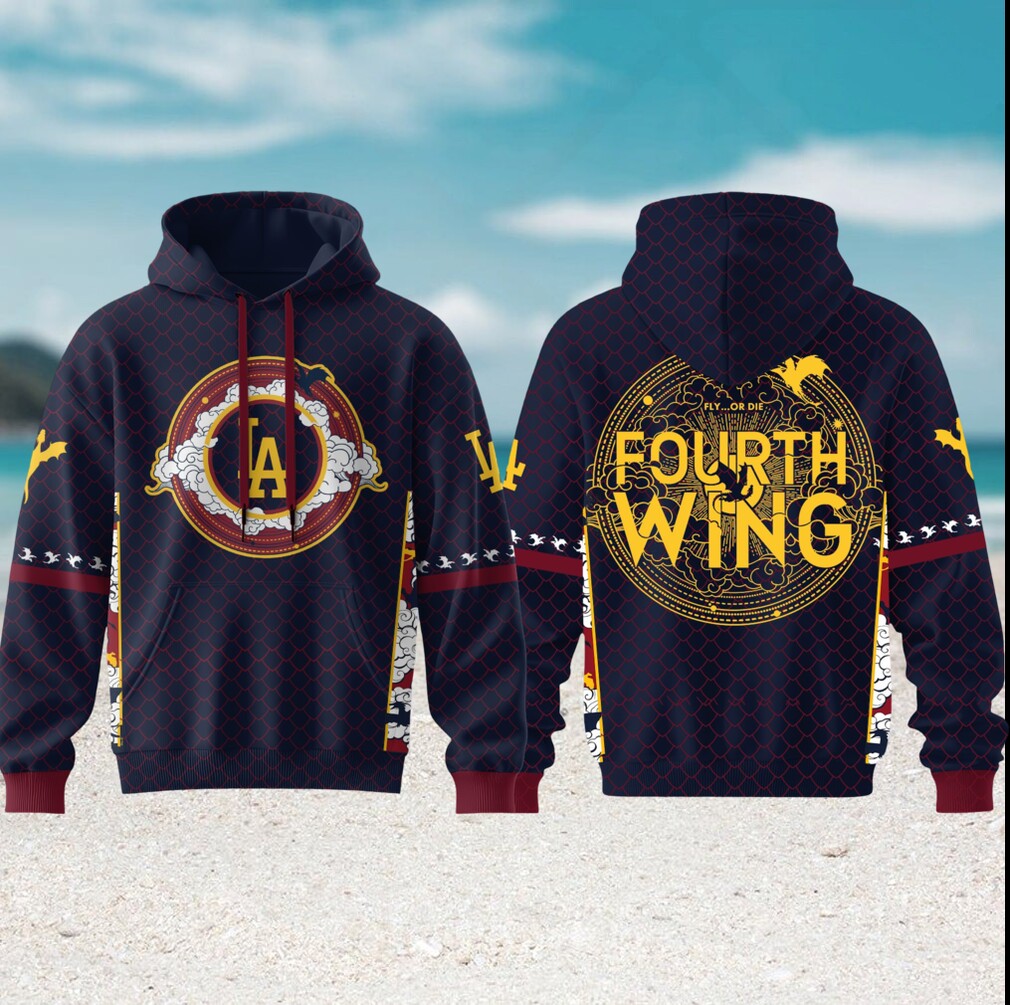 Fourth Wing Dragon Rider Hoodie LA Basgiath Flight School T Shirt Fourth Wing Dragon Rider Hoodie LA Basgiath Flight School T Shirt