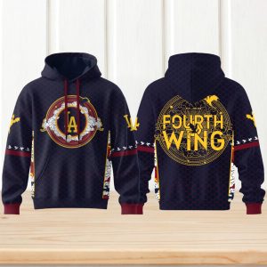Fourth Wing Dragon Rider Hoodie LA Basgiath Flight School T Shirt