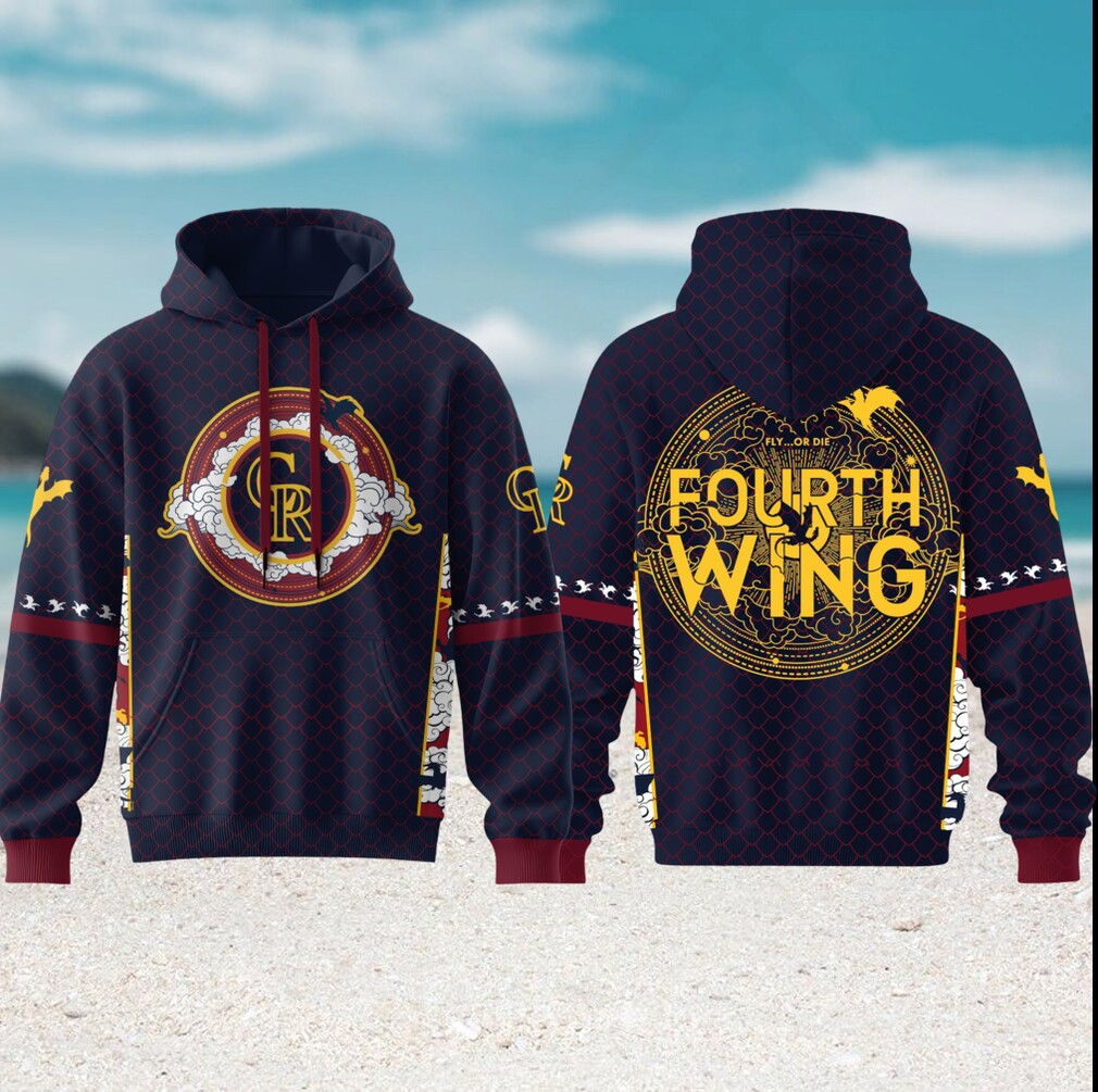 Fourth Wing Empyrean Series Hoodie Colorado Dragon Rider Edition T Shirt Fourth Wing Empyrean Series Hoodie Colorado Dragon Rider Edition T Shirt