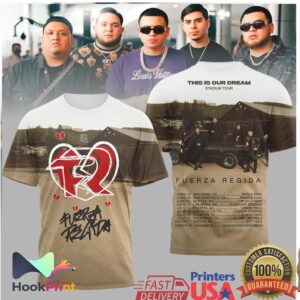Fuerza Regida This Is Our Dream Stadium Tour Dates Heart Shirt