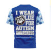 Michigan Wolverines I Wear Blue For Autism Awareness T Shirt Michigan Wolverines I Wear Blue For Autism Awareness T Shirt
