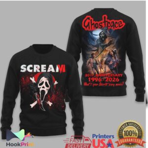 Ghostface Scream VI 30th Anniversary 1996 2026 Horror Shirt