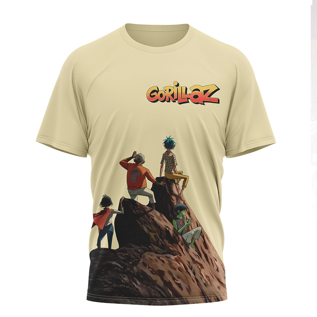 Gorillaz The Mountain Tour 2026 US Canada Concert Schedule T Shirt Gorillaz The Mountain Tour 2026 US Canada Concert Schedule T Shirt
