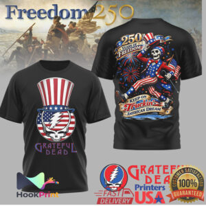 Grateful Dead 250 Years of Freedom American Dream Uncle Sam Skeleton Shirt Grateful Dead 250 Years of Freedom American Dream Uncle Sam Skeleton Shirt