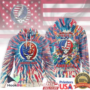 Grateful Dead 250th Anniversary America 1776 2026 Grateful Again All Over Print Shirt