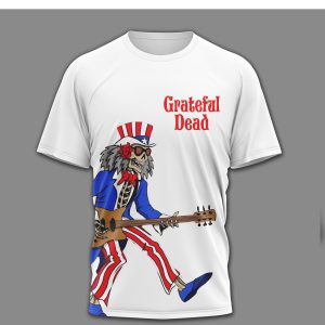 Grateful Dead Mama Tried Happy Mother's Day Skeleton Uncle Sam Shirt