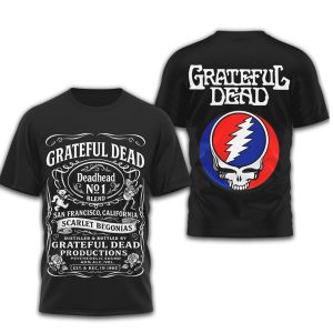 Grateful Dead Scarlet Begonias Deadhead No. 1 Blend Whiskey Style Shirt Grateful Dead Scarlet Begonias Deadhead No. 1 Blend Whiskey Style Shirt