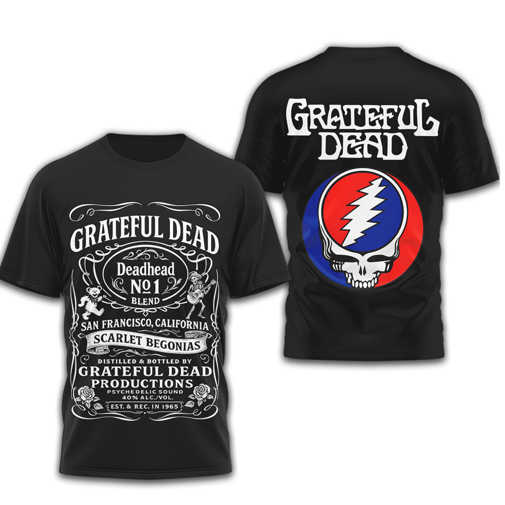 Grateful Dead Scarlet Begonias Deadhead No. 1 Blend Whiskey Style Shirt Grateful Dead Scarlet Begonias Deadhead No. 1 Blend Whiskey Style Shirt