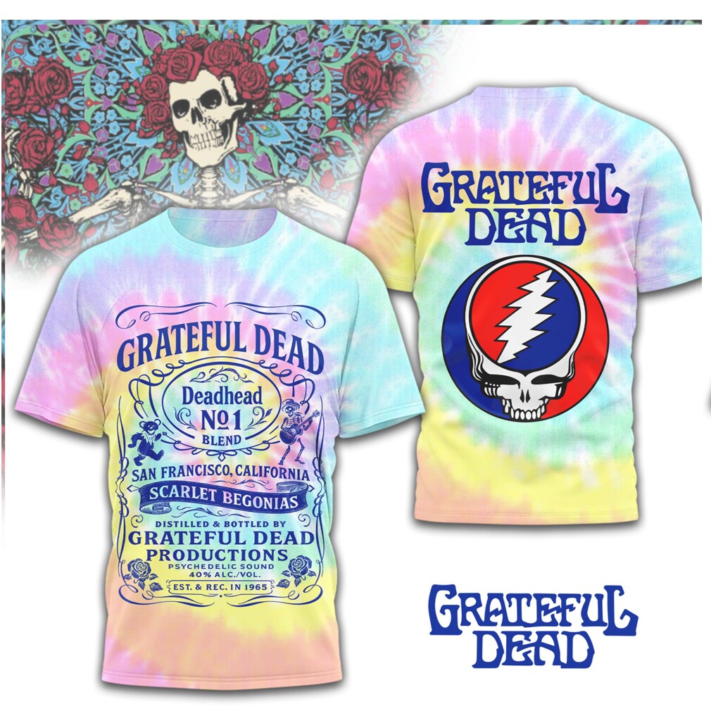 Grateful Dead Scarlet Begonias Deadhead No. 1 Blend Whiskey Style Shirt Grateful Dead Scarlet Begonias Deadhead No. 1 Blend Whiskey Style Shirt