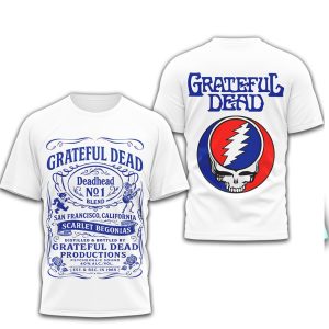 Grateful Dead Scarlet Begonias Deadhead No. 1 Blend Whiskey Style Shirt