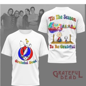 Grateful Dead Snoopy Charlie Brown Peanuts 'Tis The Season Shirt