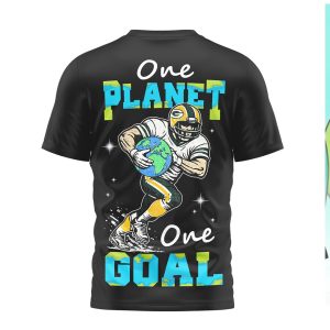Green Bay Packers Earth Day One Planet One Goal Graphic NFL Shirt