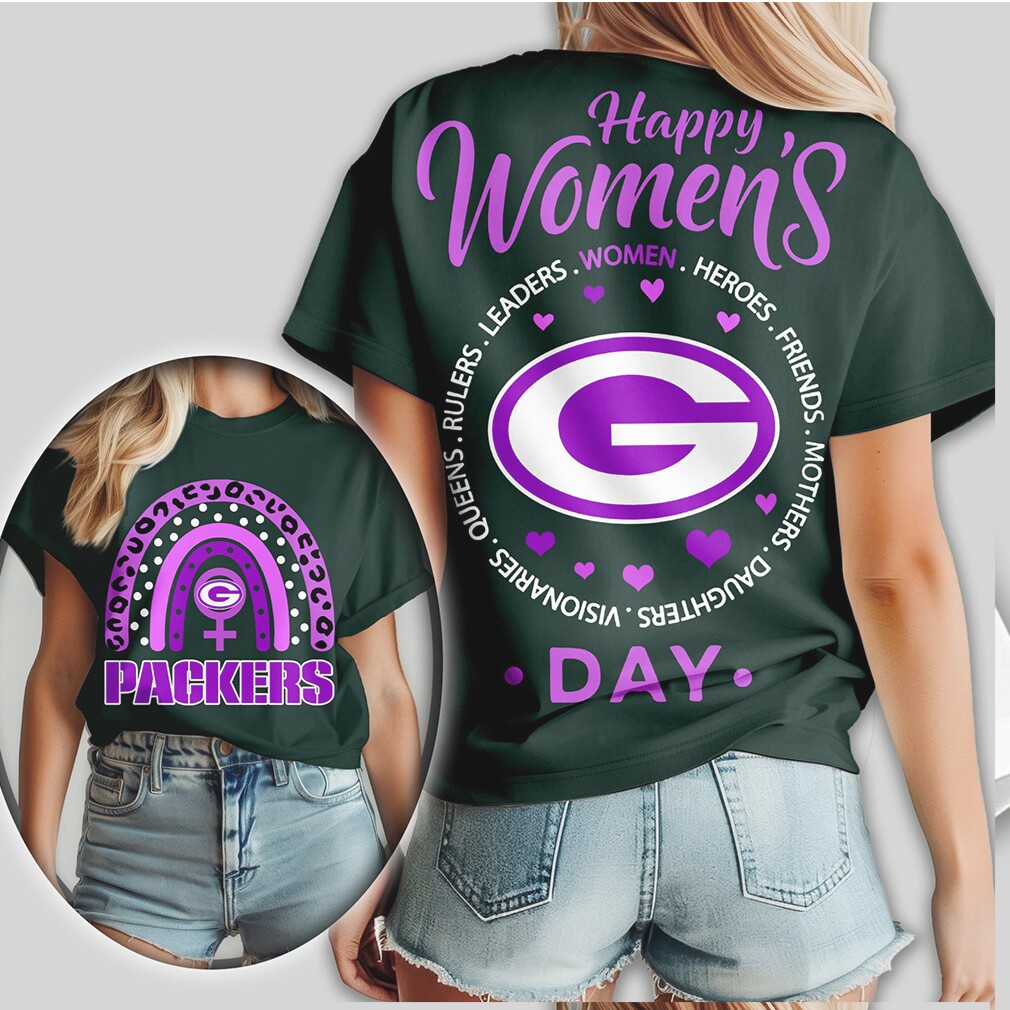 Green Bay Packers Happy Womens Day NFL Football Fan Gift Shirt Green Bay Packers Happy Womens Day NFL Football Fan Gift Shirt