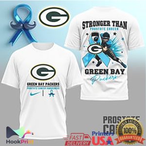 Green Bay Packers Prostate Cancer Awareness Stronger Than T Shirt