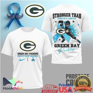 Green Bay Packers Prostate Cancer Awareness Stronger Than T Shirt