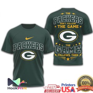 Green Bay Packers The Game Follows Them Sport Classic Packers Gear T Shirt