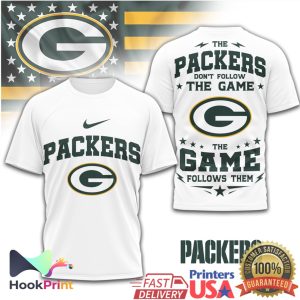 Green Bay Packers The Game Follows Them Sport Classic Packers Gear T Shirt