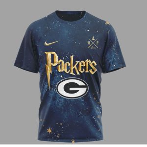 Green Bay Packers x Harry Potter 25 Years of Magic Galaxy T Shirt Green Bay Packers x Harry Potter 25 Years of Magic Galaxy T Shirt