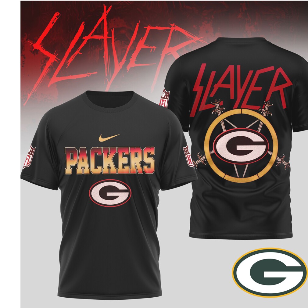 Green Bay Packers x Slayer Heavy Metal NFL Rock Fusion Shirt T Shirt Green Bay Packers x Slayer Heavy Metal NFL Rock Fusion Shirt T Shirt