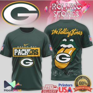 Green Bay Packers x The Rolling Stones Signature Graphic T Shirt Green Bay Packers x The Rolling Stones Signature Graphic T Shirt