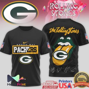 Green Bay Packers x The Rolling Stones Signature Graphic T Shirt