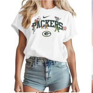 Green Bay Packers x Toy Story Friends NFL White Graphic T Shirt