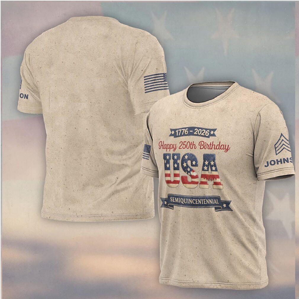 Happy 250th Birthday USA Semiquincentennial Patriotic 1776 2026 Shirt Happy 250th Birthday USA Semiquincentennial Patriotic 1776 2026 Shirt