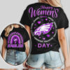 Detroit Lions Happy Womens Day NFL Football Purple Rainbow Fan Shirt Detroit Lions Happy Womens Day NFL Football Purple Rainbow Fan Shirt