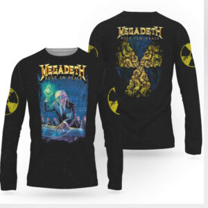 Megadeth Rust In Peace Vic Rattlehead Hangar 18 Nuclear Apparel Shirt