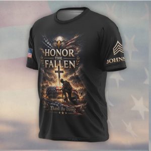 Honor The Fallen Their Sacrifice Lives In Our Freedom Religious Patriot Shirt
