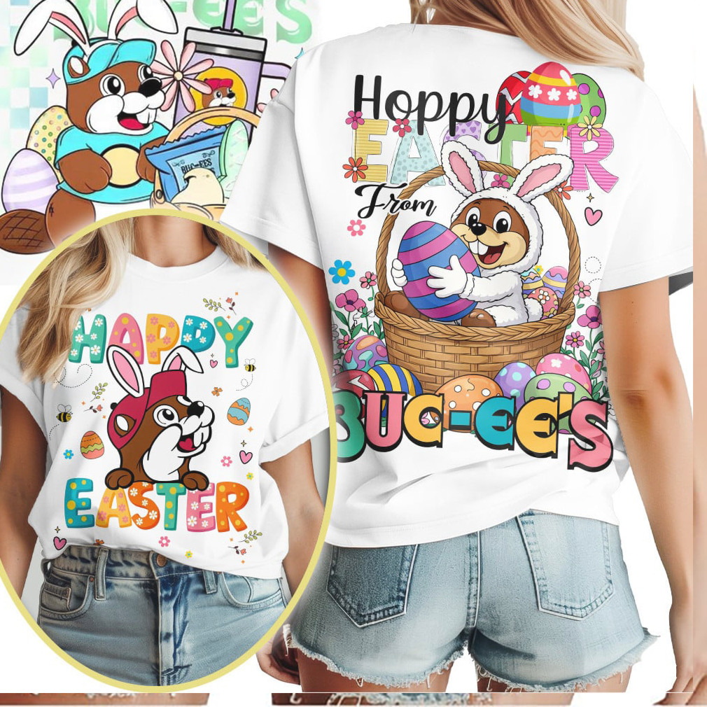 Hoppy Easter From Buc ee's Beaver Bunny Basket Easter T Shirt Hoppy Easter From Buc ee's Beaver Bunny Basket Easter T Shirt