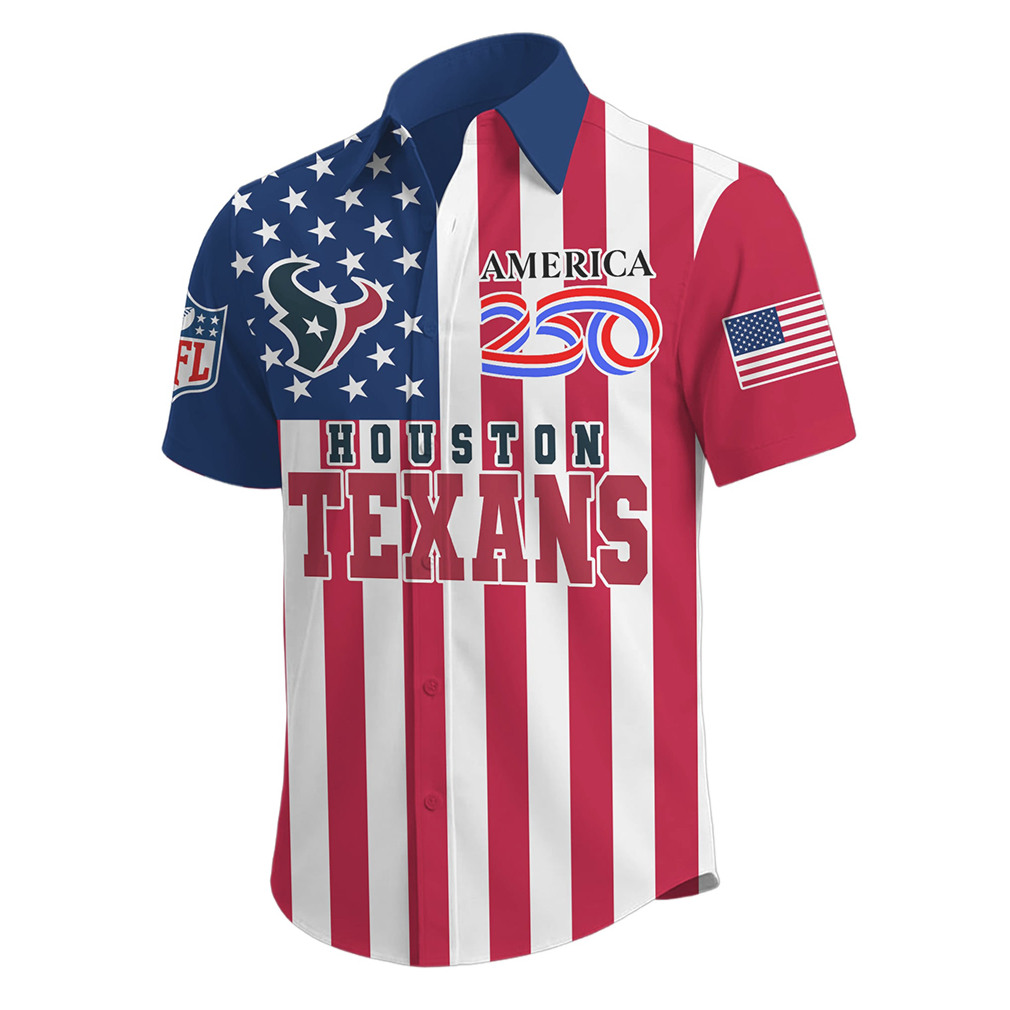 Houston Texans 250th Anniversary America Patriotic Eagle Button Up Shirt Houston Texans 250th Anniversary America Patriotic Eagle Button Up Shirt
