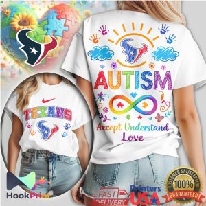 Houston Texans Autism Awareness Accept Understand Love Infinity T Shirt