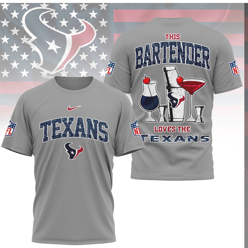 Houston Texans NFL This Bartender Loves The Texans Sports T Shirt Houston Texans NFL This Bartender Loves The Texans Sports T Shirt