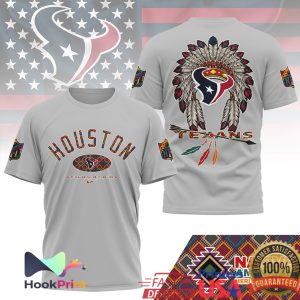 Houston Texans Native American Heritage Month Headdress T Shirt