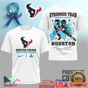 Houston Texans Stronger Than Prostate Cancer Awareness T Shirt