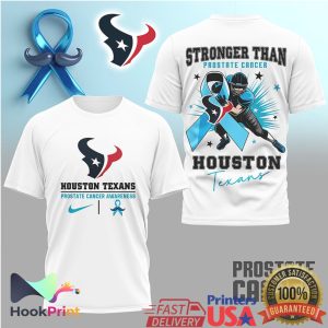 Houston Texans Stronger Than Prostate Cancer Awareness T Shirt