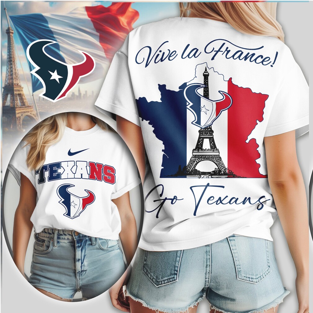 Houston Texans Vive la France French NFL Fan Shirt Houston Texans Vive la France French NFL Fan Shirt