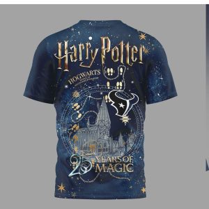Houston Texans x Harry Potter 25 Years of Magic Galaxy T Shirt