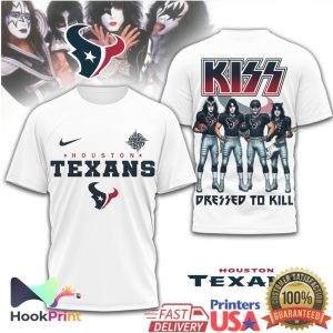 Houston Texans x KISS Dressed to Kill Special Edition Graphic T Shirt