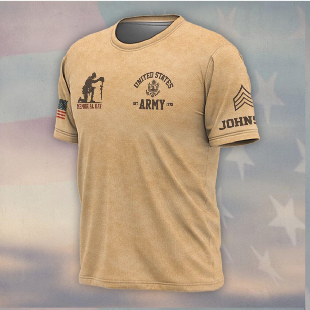In Memory I Stand For The Flag Kneel For The Fallen Patriotic Army Shirt In Memory I Stand For The Flag Kneel For The Fallen Patriotic Army Shirt
