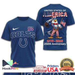 Indianapolis Colts 250th Anniversary United States of America T Shirt