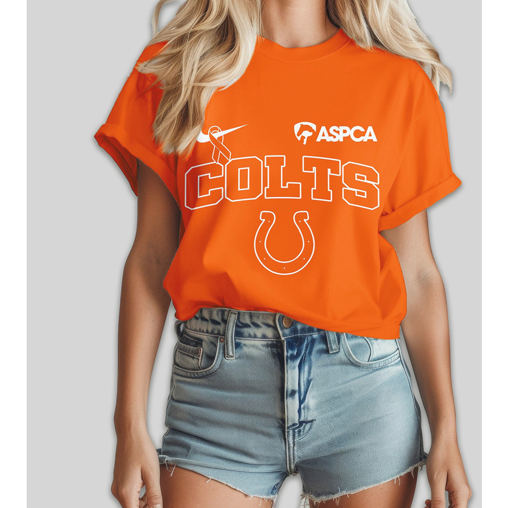 Indianapolis Colts ASPCA Animal Guardian Awareness Month Football T Shirt Indianapolis Colts ASPCA Animal Guardian Awareness Month Football T Shirt